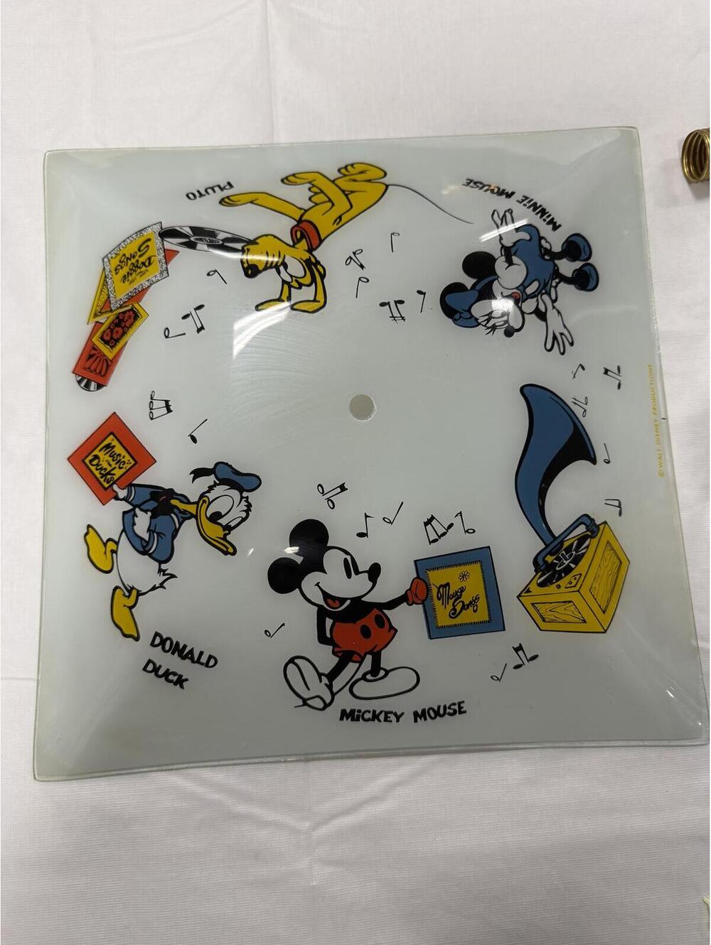 Vintage Disney Mickey Mouse Glass Ceiling Light Shade Cover - 1970s-Hardware inc